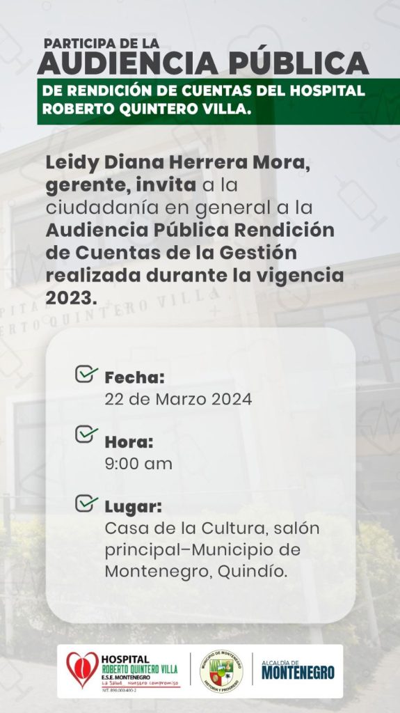 Invitación Rendición de Cuentas