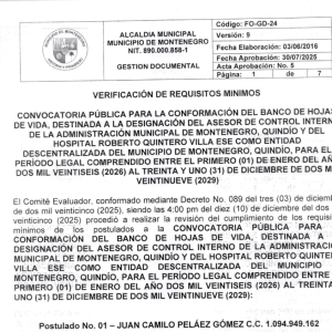 Verificación de requisitos