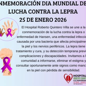 Conmemoración Día Mundial de la lucha contra la Lepra