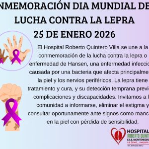Conmemoración Día Mundial de la lucha contra la Lepra