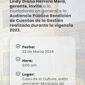 Invitación Rendición de Cuentas